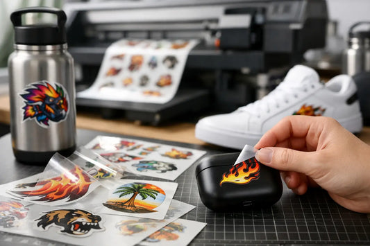 Custom UV DTF Decals for Fast Product Sales