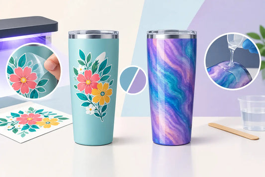 UV Decals Versus Epoxy for Custom Tumblers
