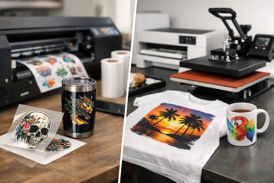 UV DTF or Sublimation: Which Fits Your Shop?