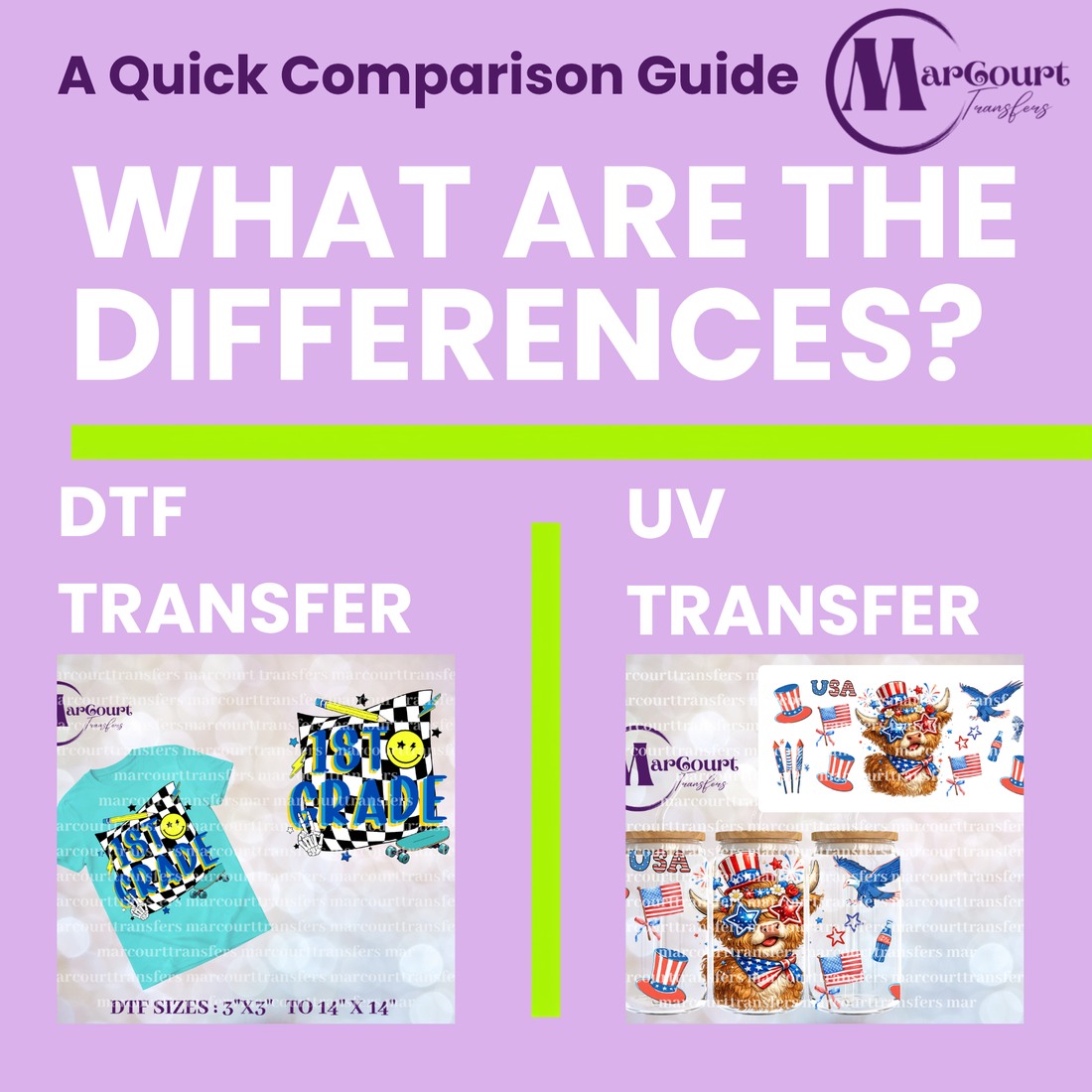 UV DTF vs. DTF Transfers: What's the Difference and Which One Do You Need?