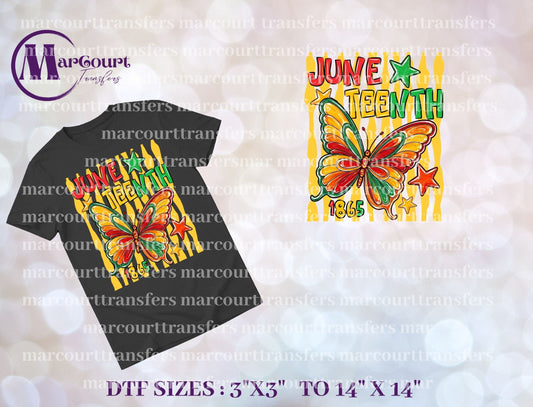 DTF-JUNE TEENTH 1865 BUTTERFLY