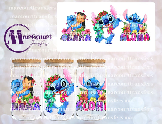 OHANA STITCH-16 0Z-UV DTF CUP WRAP