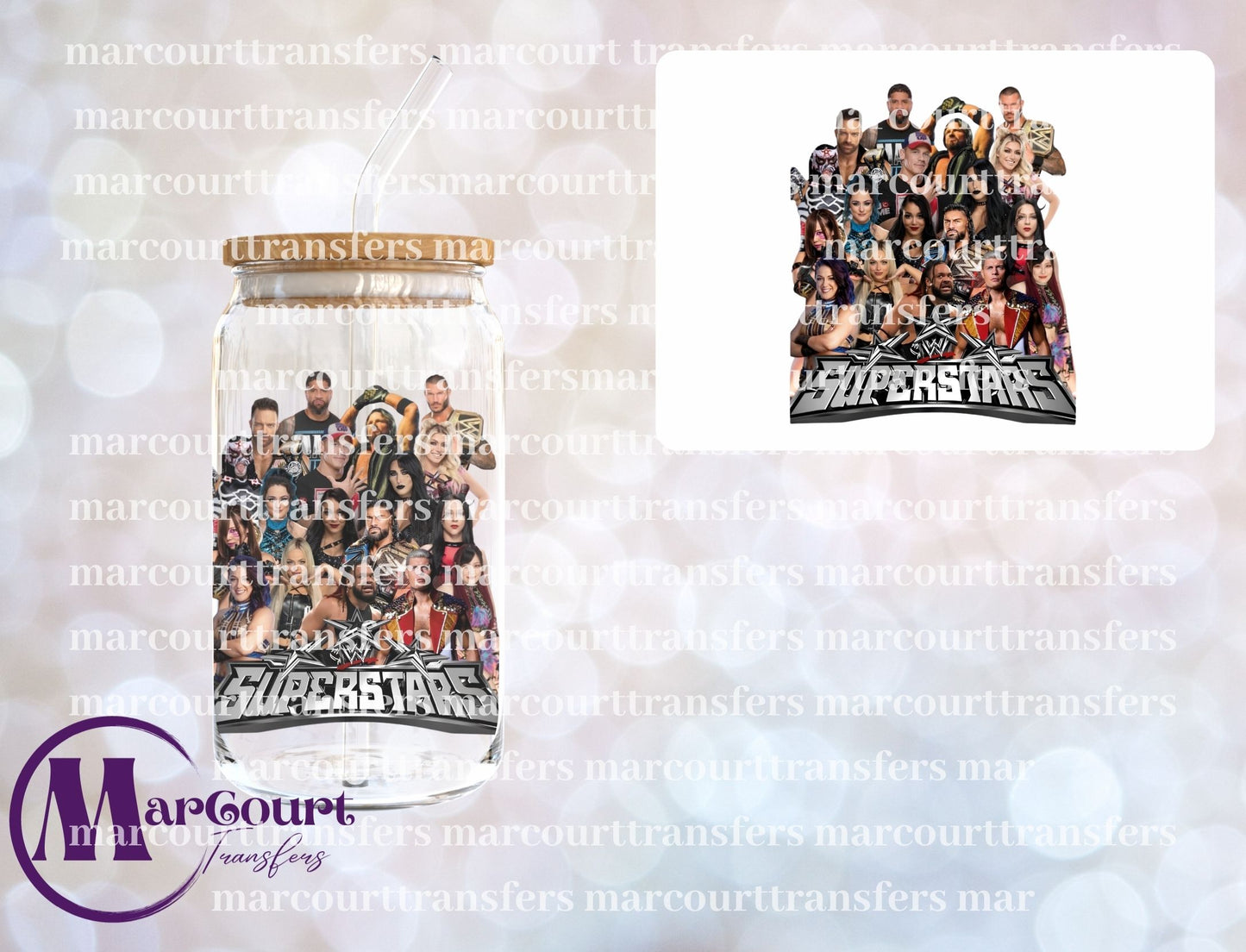 WWE SUPERSTARS-UV DTF CUP WRAP