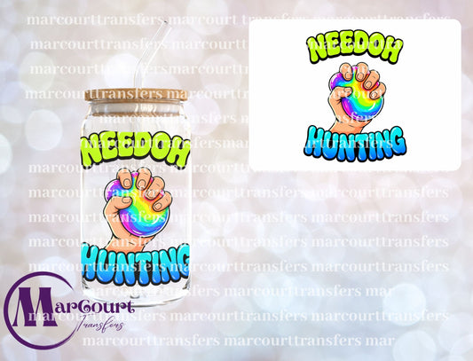 NEEDOH HUNTING RAINBOW-UV DTF CUP WRAP