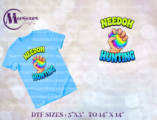 DTF-NEEDOH HUNTING RAINBOW CUBE