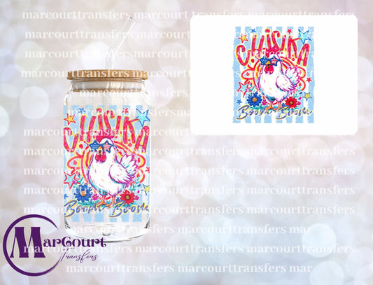 CHICKA BOOM BOOM-UV DTF CUP WRAP