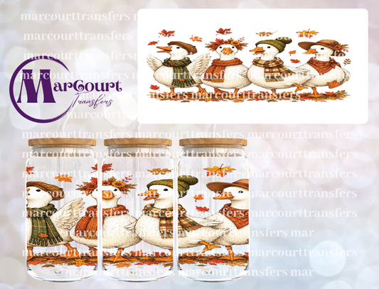 FALL GEESE-16 0Z-UV DTF CUP WRAP