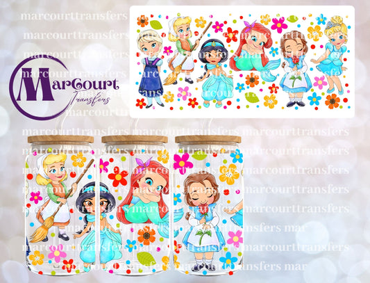 PRINCESS TODDLERS-16 0Z-UV DTF CUP WRAP