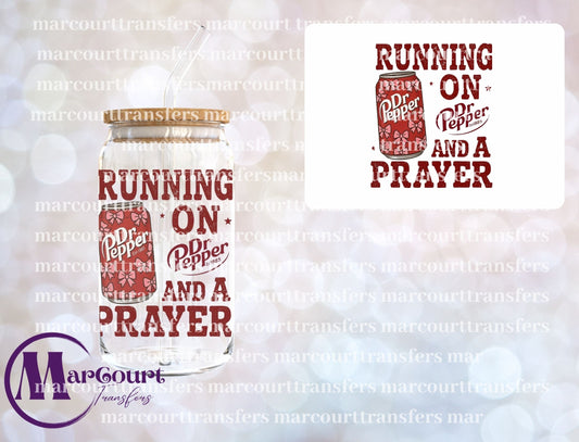 RUNNING ON DP AND A PRAYER-UV DTF CUP WRAP