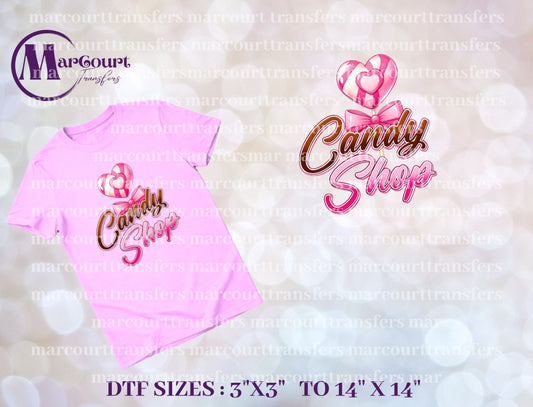 DTF-CANDY SHOP HEART