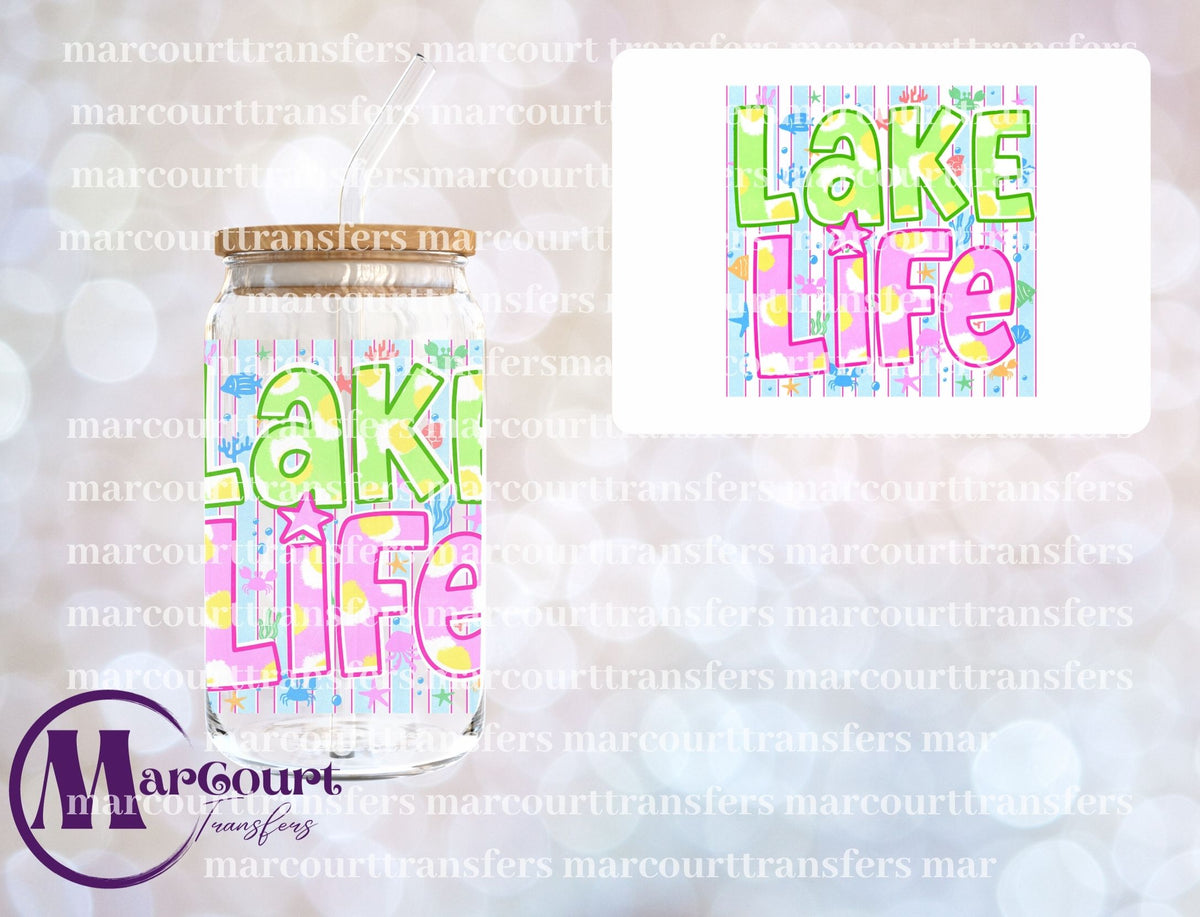 LAKE LIFE-UV DTF CUP WRAP