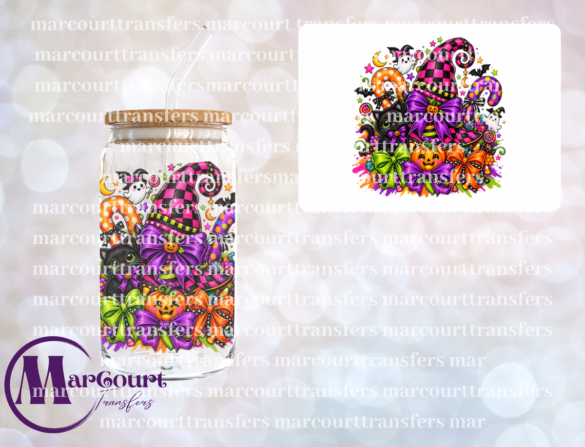 WITCH HAT COLORFUL-UV DTF CUP WRAP