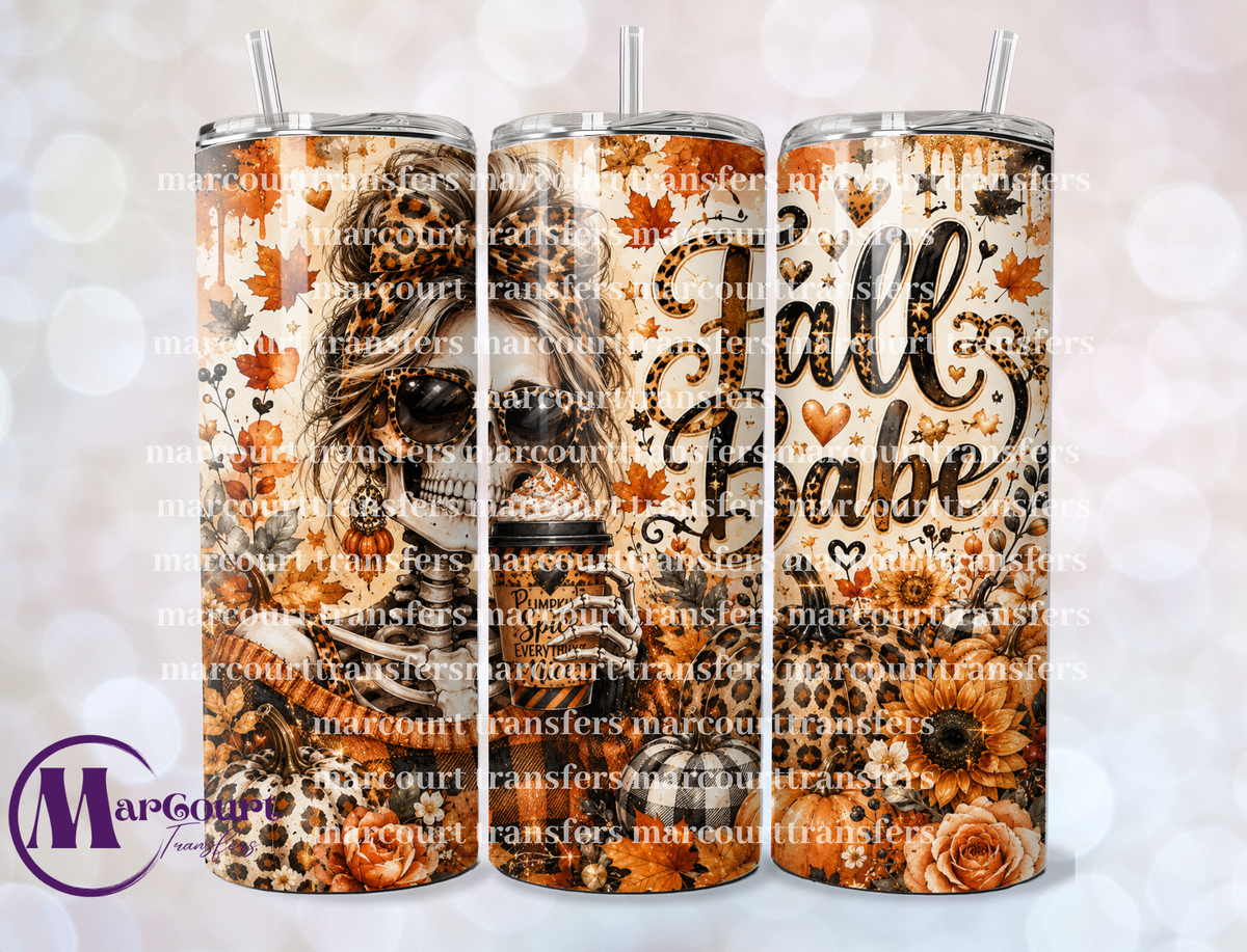 FALL BABE-20 OZ-UV DTF CUP WRAP