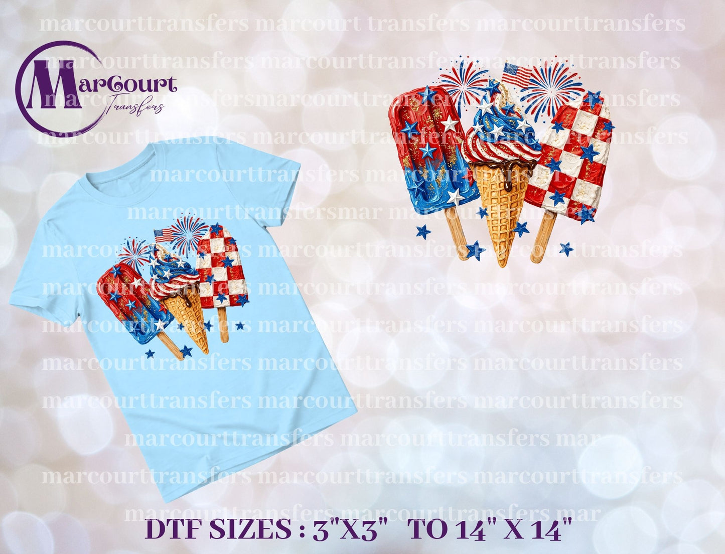 DTF-4TH OF JULY POPSICLES