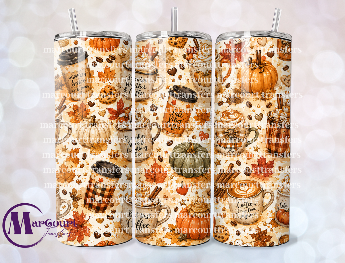 FALL DRINKS-SKINNY TUMBLER TRANSFER (SUBLIMATION)