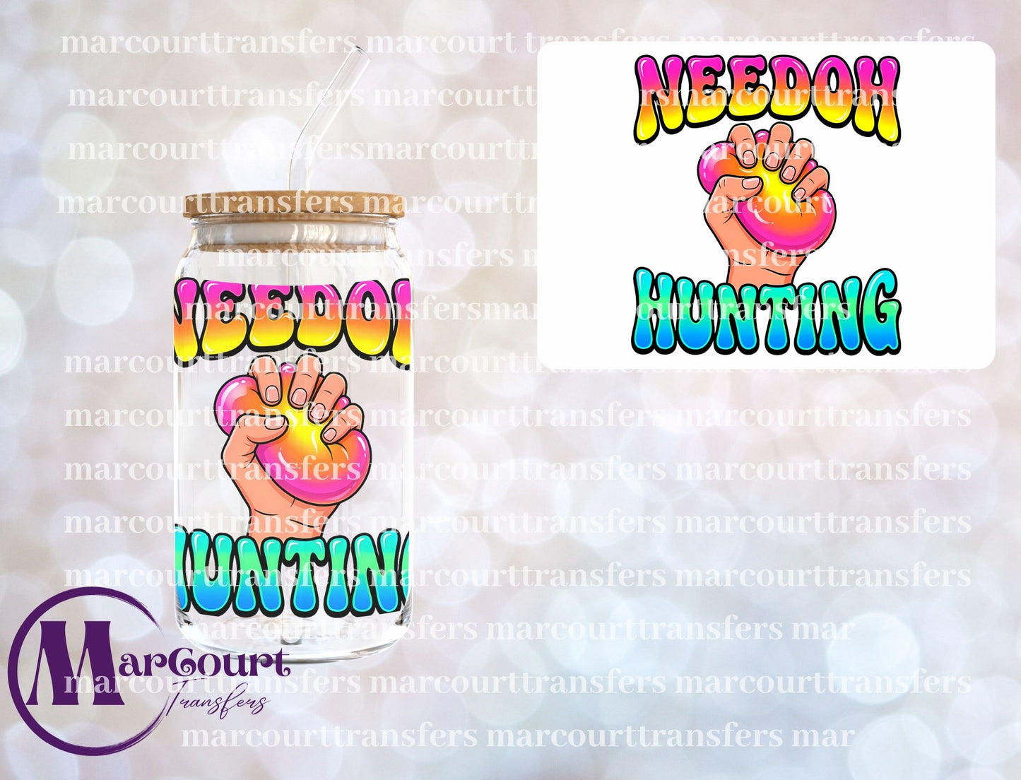 NEEDOH HUNTING-UV DTF CUP WRAP