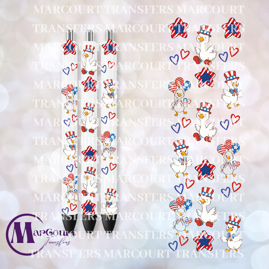 4TH OF JULY GOOSE-UV PEN WRAP