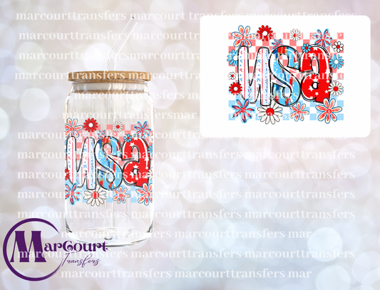 4TH OF JULY USA-DECAL-UV DTF CUP WRAP