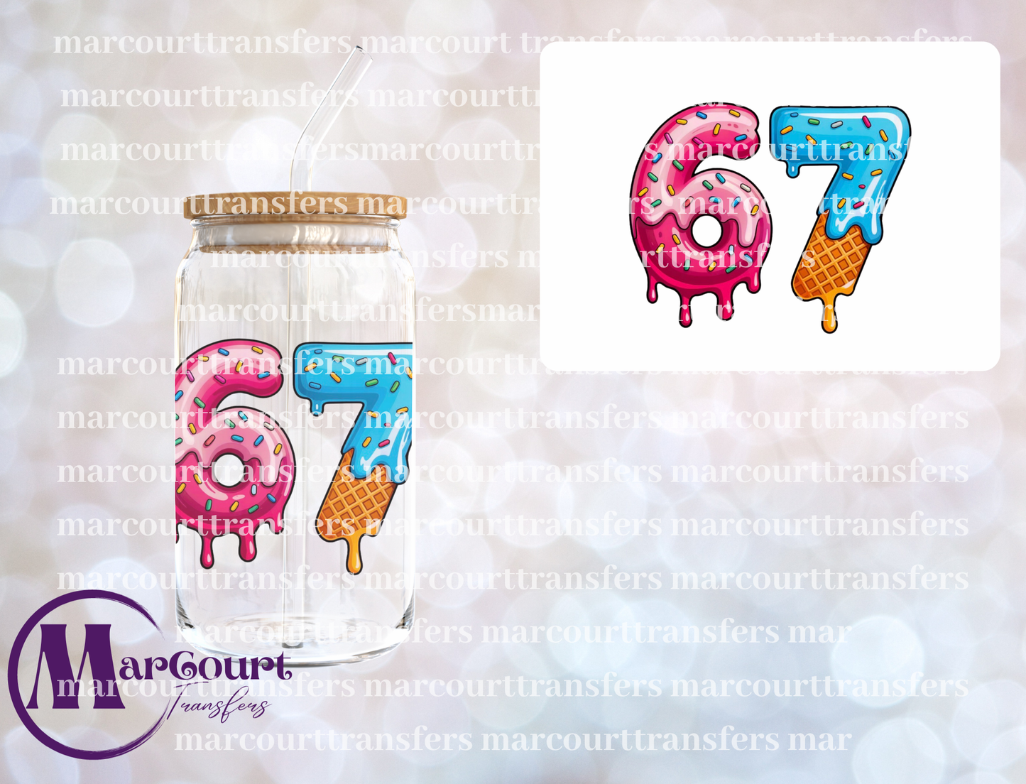 67 ICE CREAM-UV DTF CUP WRAP