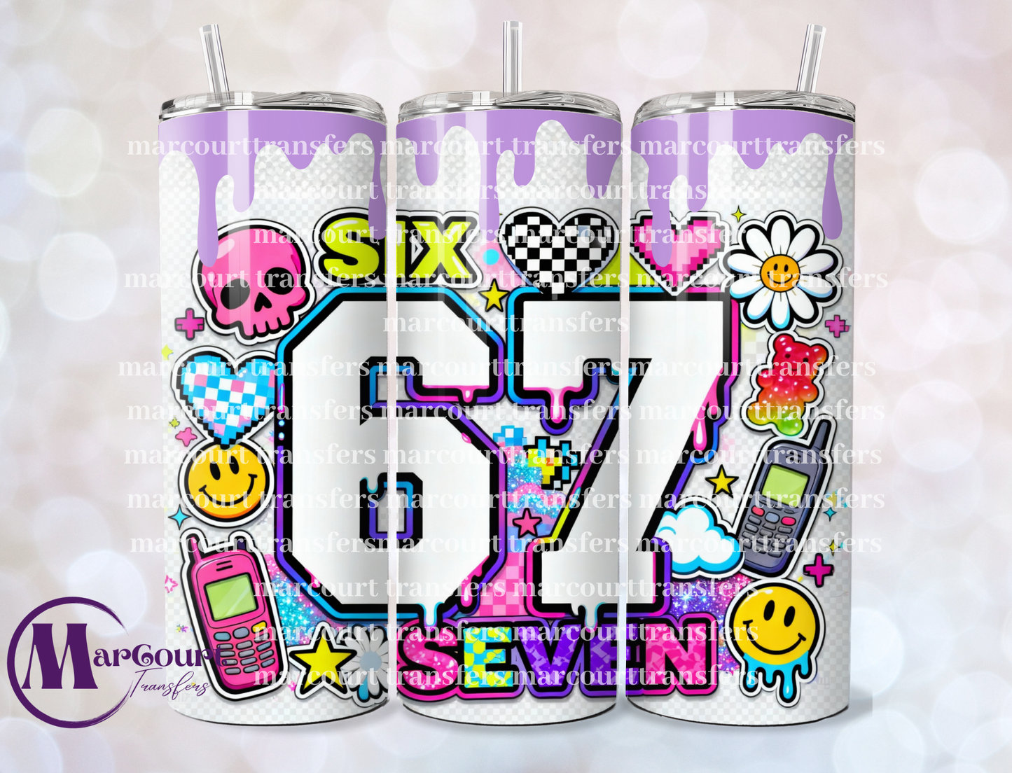 67 PURPLE DRIP-20 OZ-UV DTF CUP WRAP