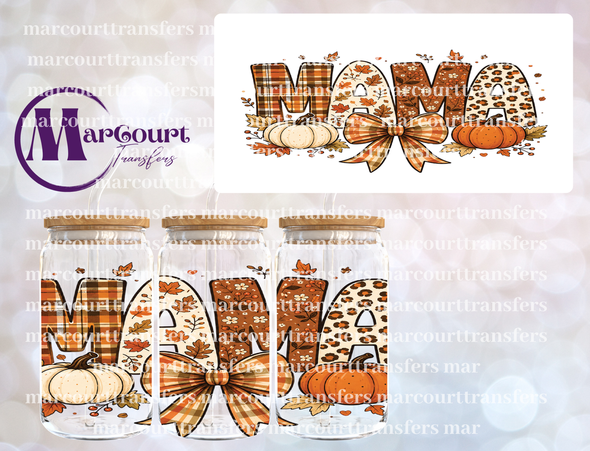 MAMA FALL-16 0Z-UV DTF CUP WRAP