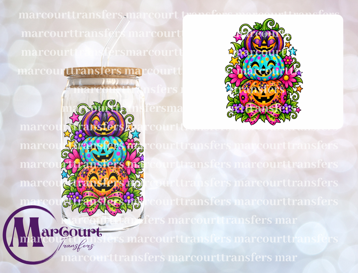 3 JACK O LANTERNS STACKED-UV DTF CUP WRAP