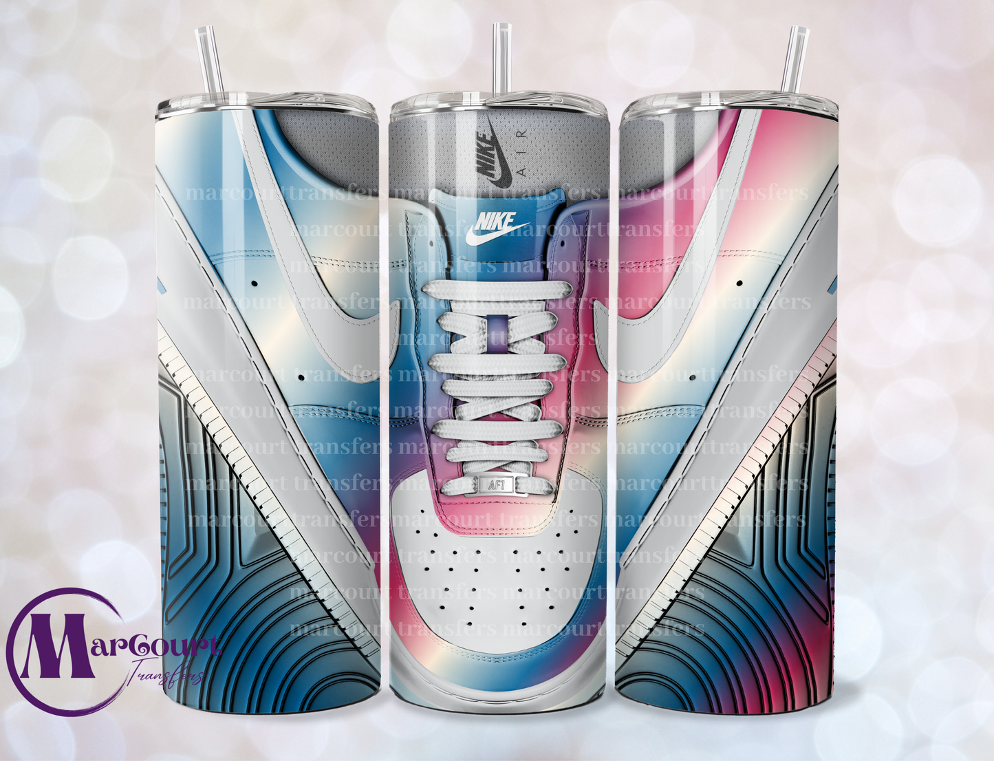 AIR FORCE 1- GRADIENT 3-SKINNY TUMBLER TRANSFER