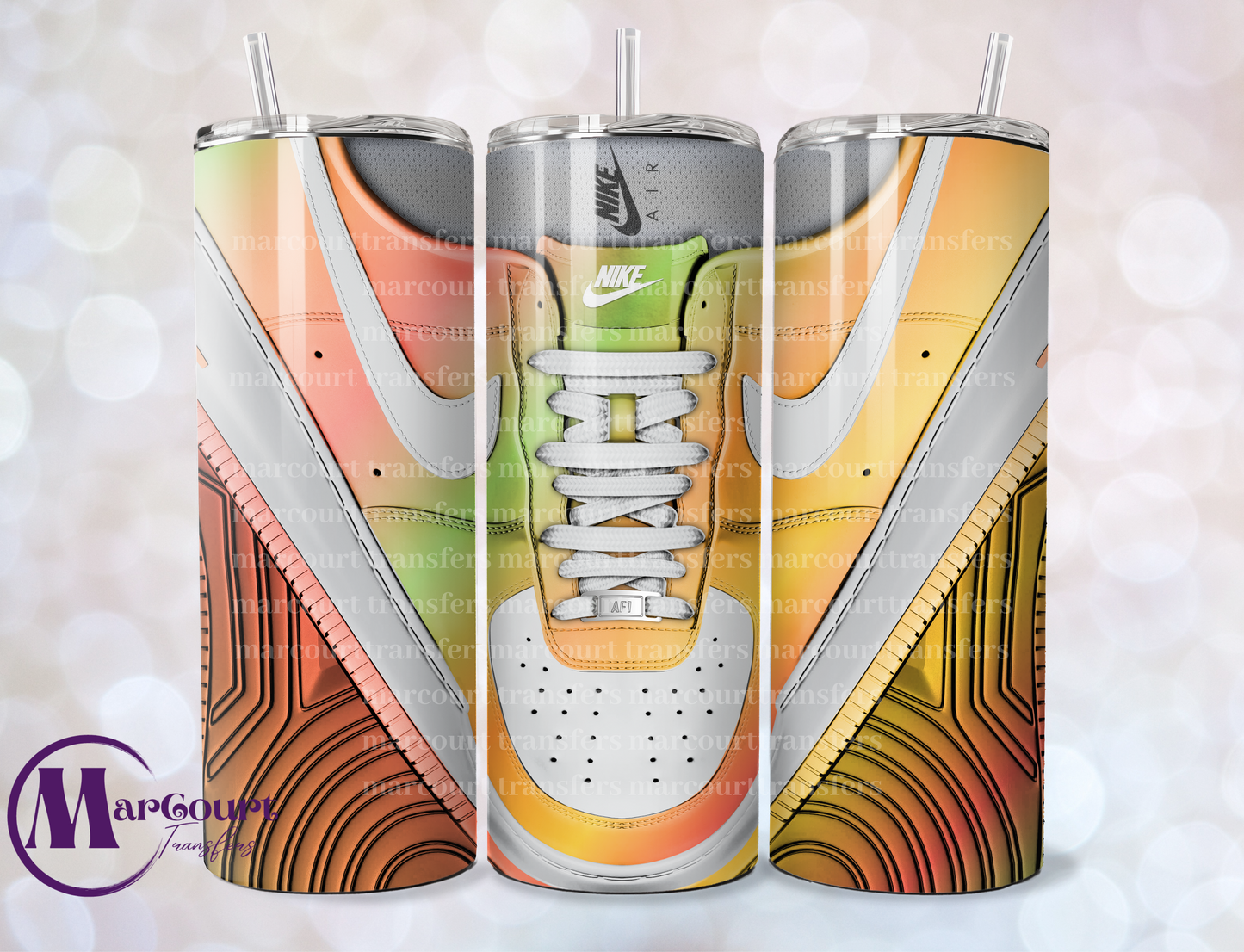 AIR FORCE 1- GRADIENT 5-SKINNY TUMBLER TRANSFER