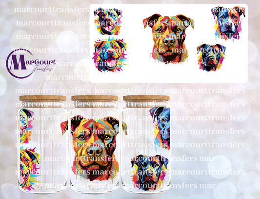 AMERICAN PIT BULL-16 0Z-UV DTF CUP WRAP