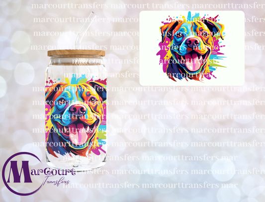 AMERICAN PIT BULL 3-DECAL-UV DTF CUP WRAP