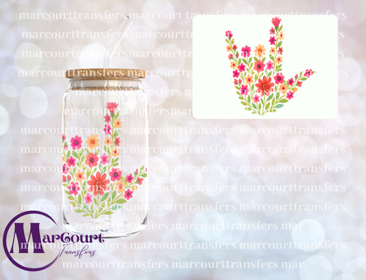 ASL FLOWERS PINK-DECAL-UV DTF CUP WRAP