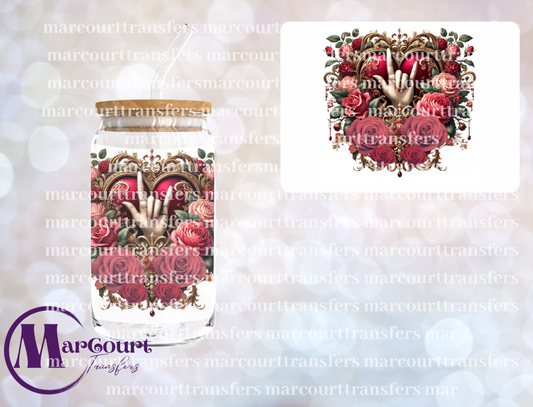 ASL ROSE 2-DECAL-UV DTF CUP WRAP