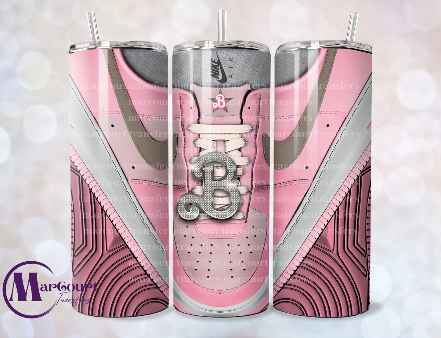 AIR FORCE 1 BARBIE-SKINNY TUMBLER TRANSFER