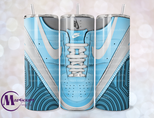 AIR FORCE 1-LIGHT BLUE-SKINNY TUMBLER TRANSFER