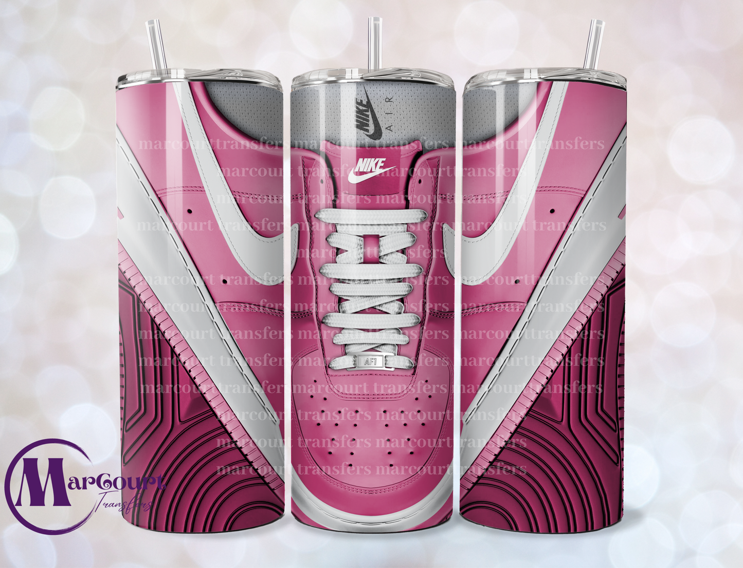 AIR FORCE 1-MAGENTA-SKINNY TUMBLER TRANSFER