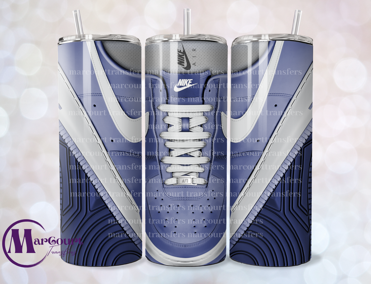 AIR FORCE 1 NAVY BLUE-20 0Z-UV DTF CUP WRAP