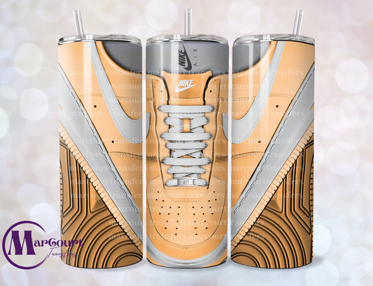 AIR FORCE 1-PEACH-SKINNY TUMBLER TRANSFER