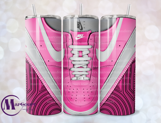 AIR FORCE 1 ROSE-20 0Z-UV DTF CUP WRAP