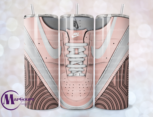 AIR FORCE 1-ROSE PINK-SKINNY TUMBLER TRANSFER