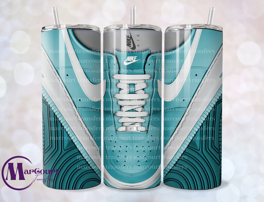 AIR FORCE 1-TURQUOISE-SKINNY TUMBLER TRANSFER