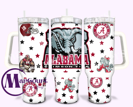 ALABAMA-40 0Z-UV DTF CUP WRAP