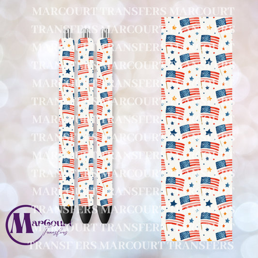 AMERICAN FLAG PEN 2-UV PEN WRAP