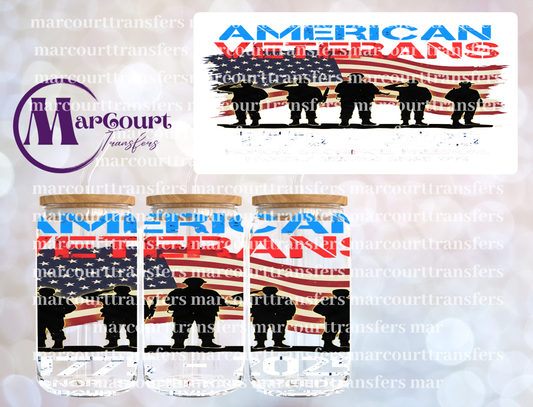AMERICAN VETERANS-16 0Z-UV DTF CUP WRAP