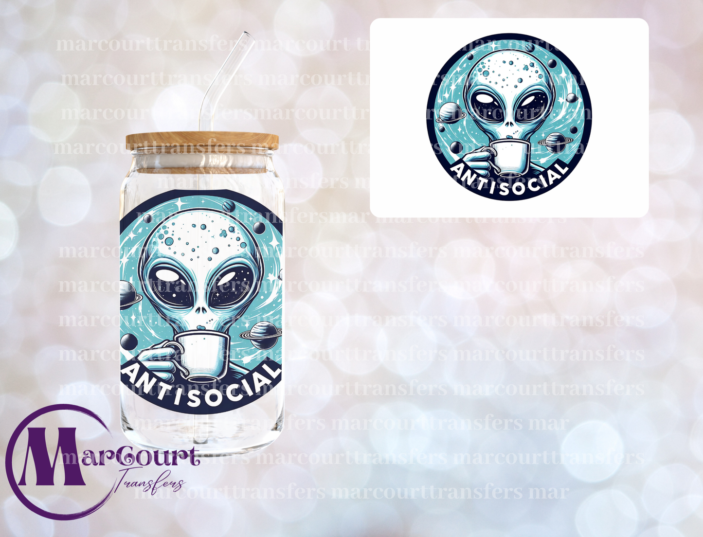 ANTI SOCIAL-DECAL-UV DTF CUP WRAP