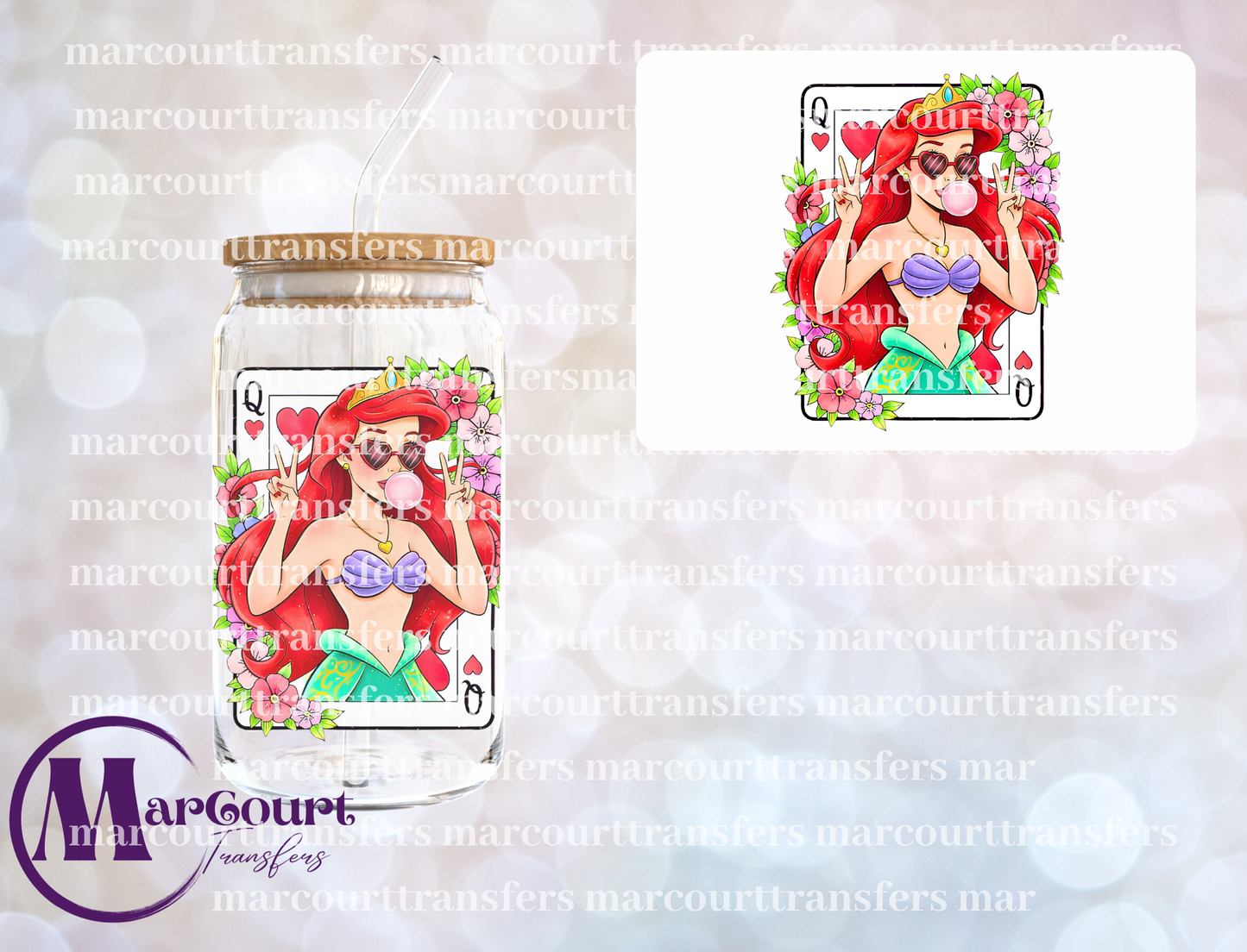 ARIEL CARD-UV DTF CUP WRAP