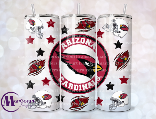 ARIZONA CARDINALS-SKINNY TUMBLER TRANSFER