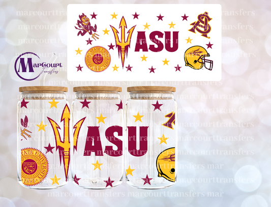 ARIZONA STATE-16 0Z-UV DTF CUP WRAP