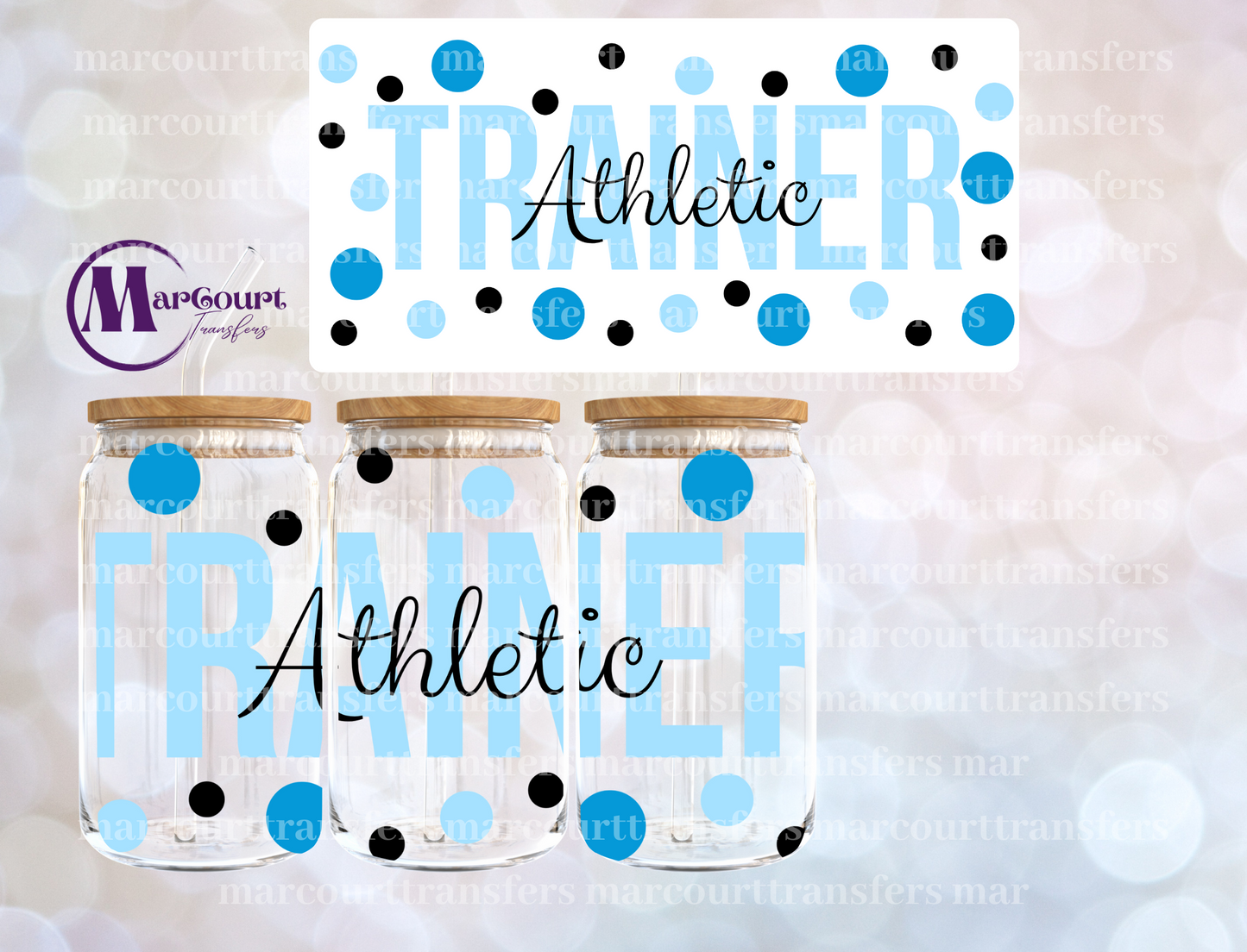 ATHLETIC TRAINER-16 0Z-UV DTF CUP WRAP