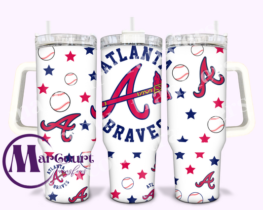 ATLANTA BRAVES-40 0Z-UV DTF CUP WRAP