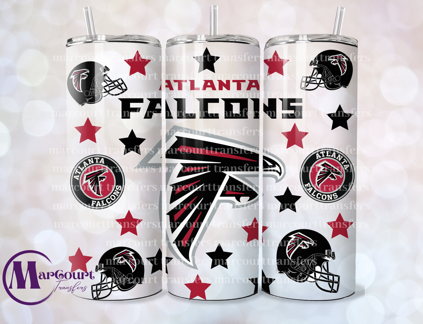 ATLANTA FALCONS-SKINNY TUMBLER TRANSFER